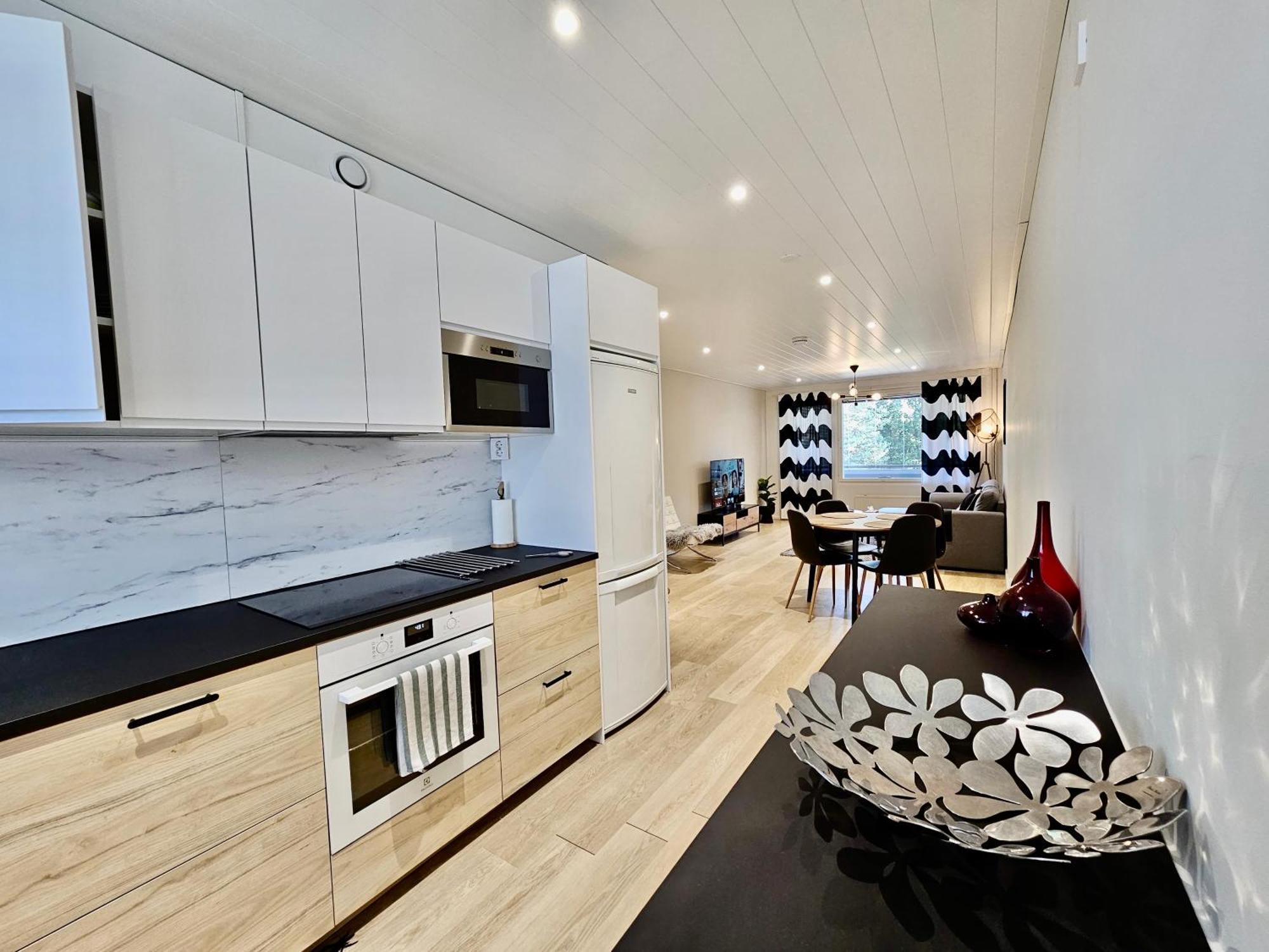 Elegant Apartment With Sauna In The Center روفانييمي المظهر الخارجي الصورة